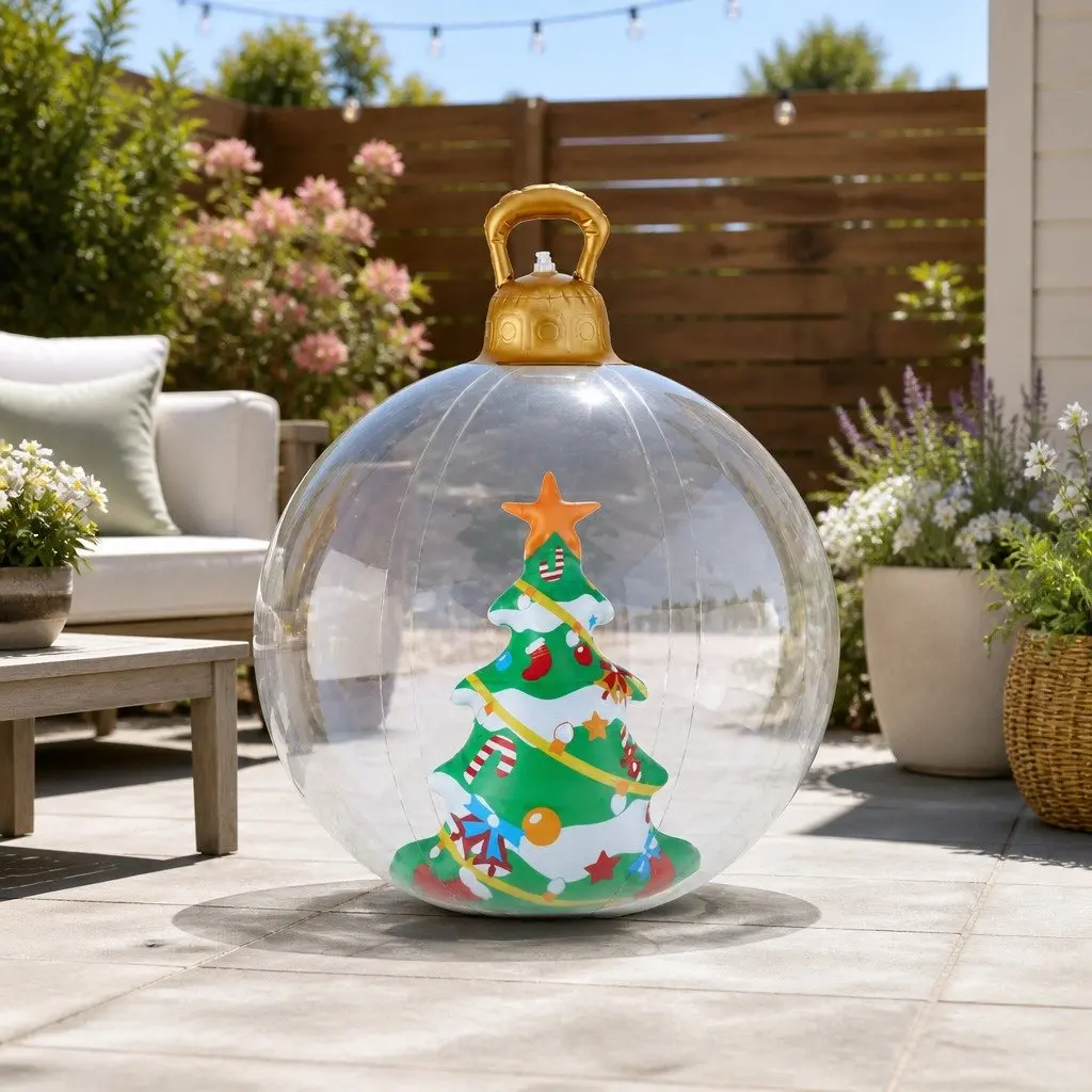60cm Outdoor Inflatable Christmas Bauble