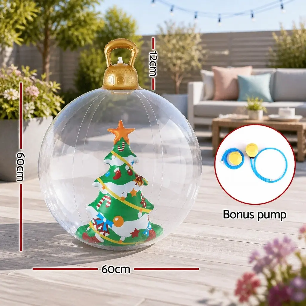 60cm Outdoor Inflatable Christmas Bauble