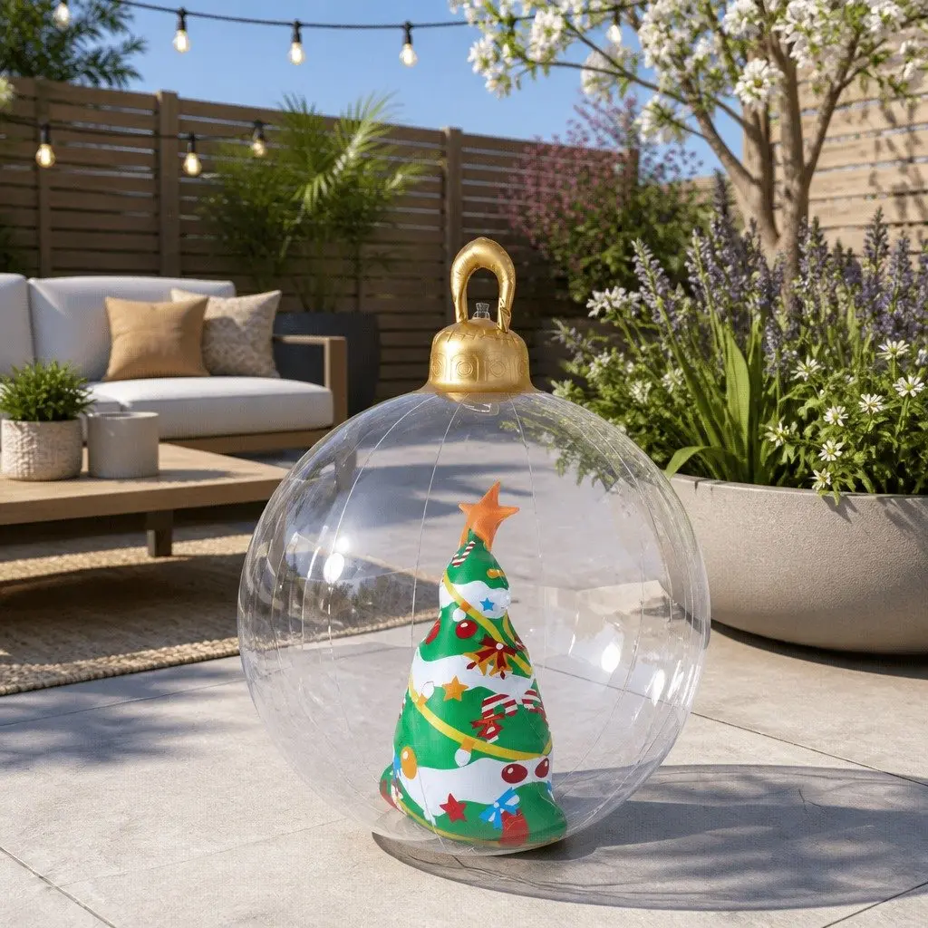 60cm Outdoor Inflatable Christmas Bauble