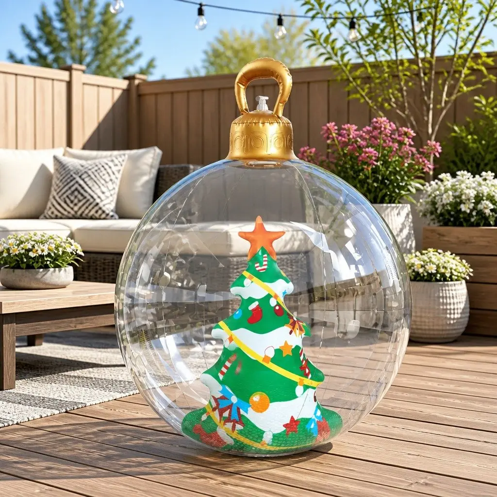 60cm Outdoor Inflatable Christmas Bauble