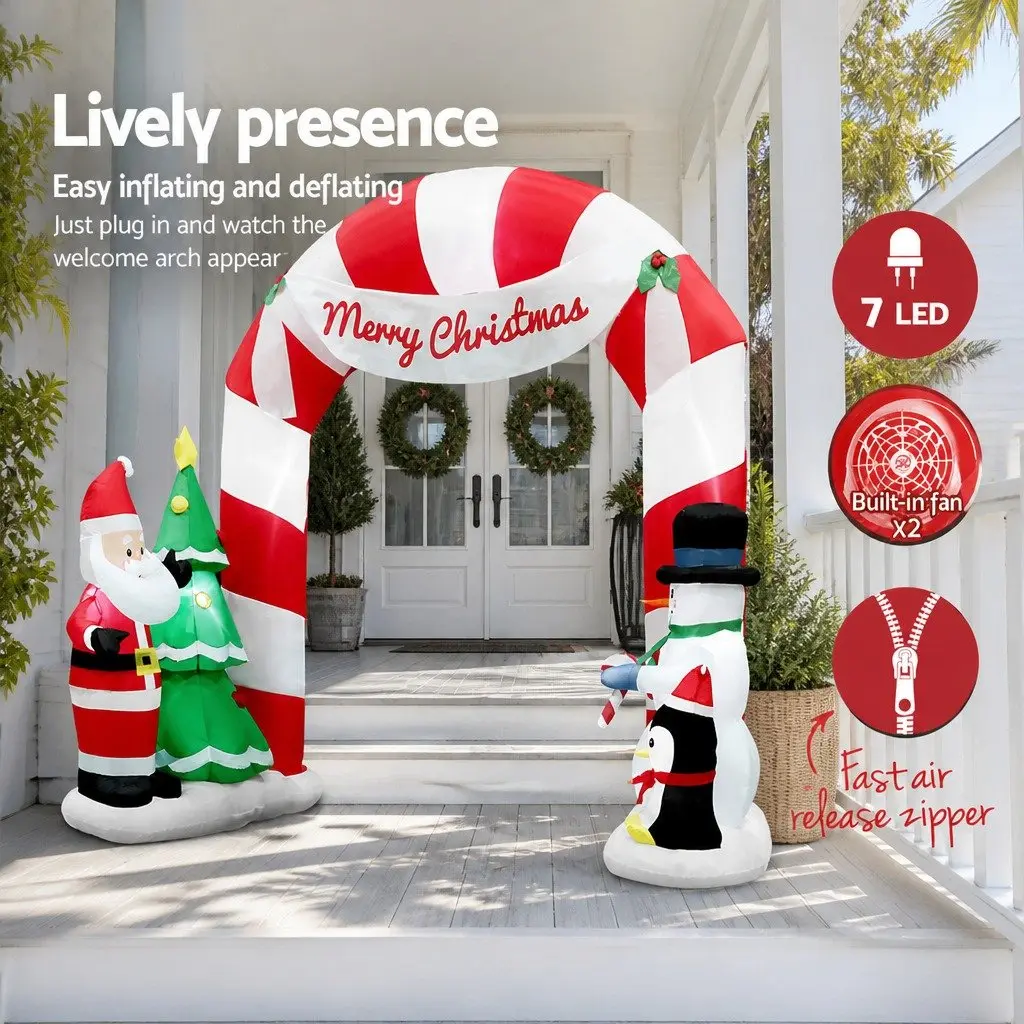 Christmas Inflatable Archway Indoor Outdoor 3M