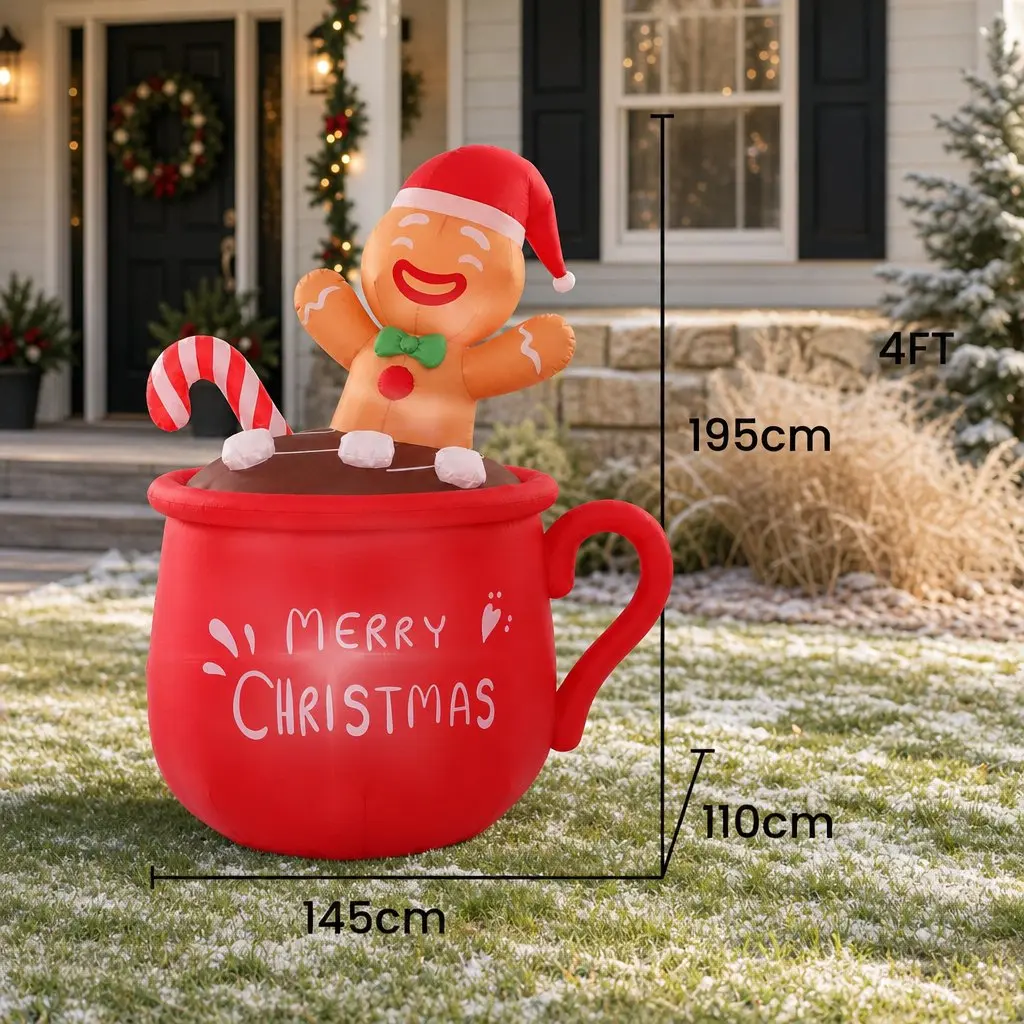 1.8M Christmas Inflatable Cup