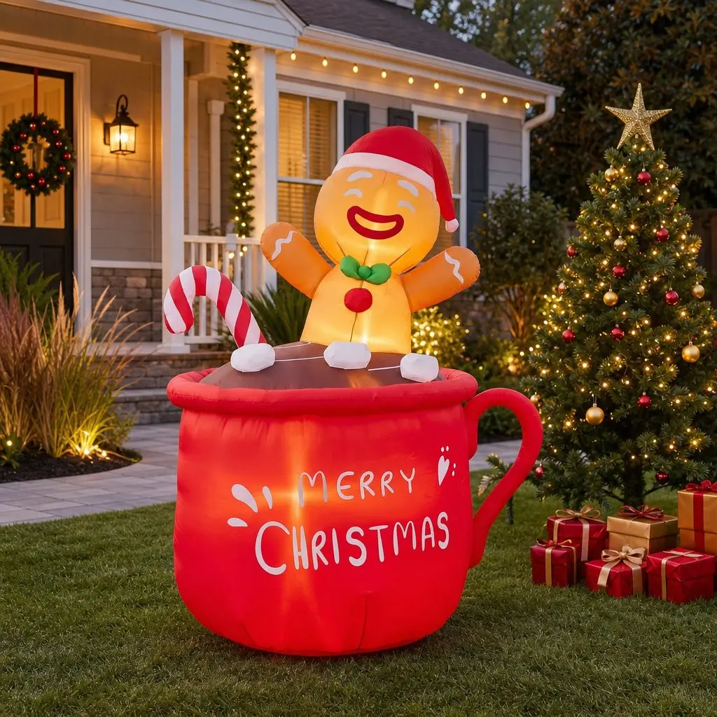 1.8M Christmas Inflatable Cup
