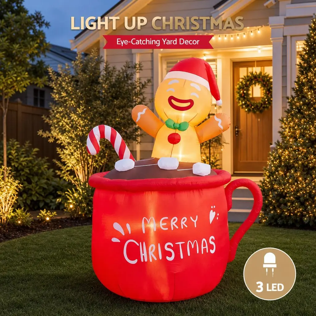 1.8M Christmas Inflatable Cup