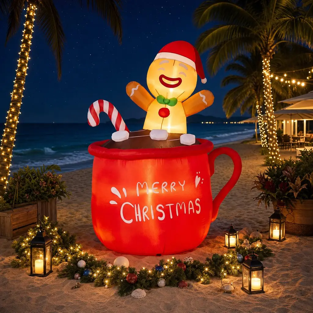 1.8M Christmas Inflatable Cup