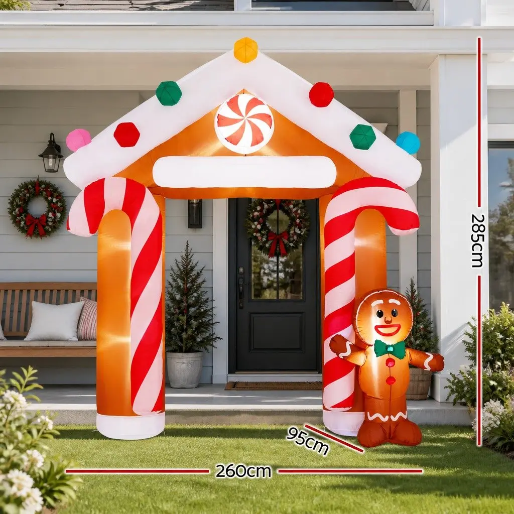 Christmas Inflatable Archway Outdoor Indoor 2.8M