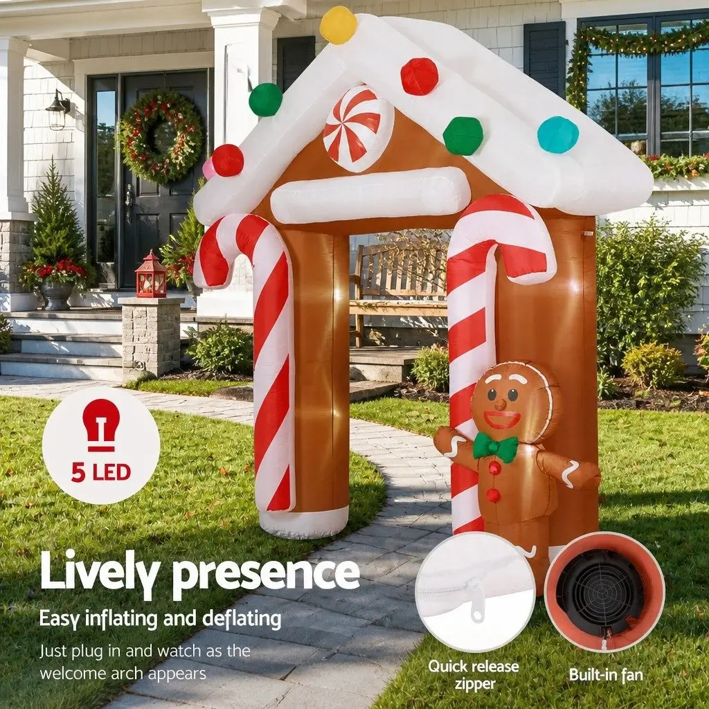Christmas Inflatable Archway Outdoor Indoor 2.8M