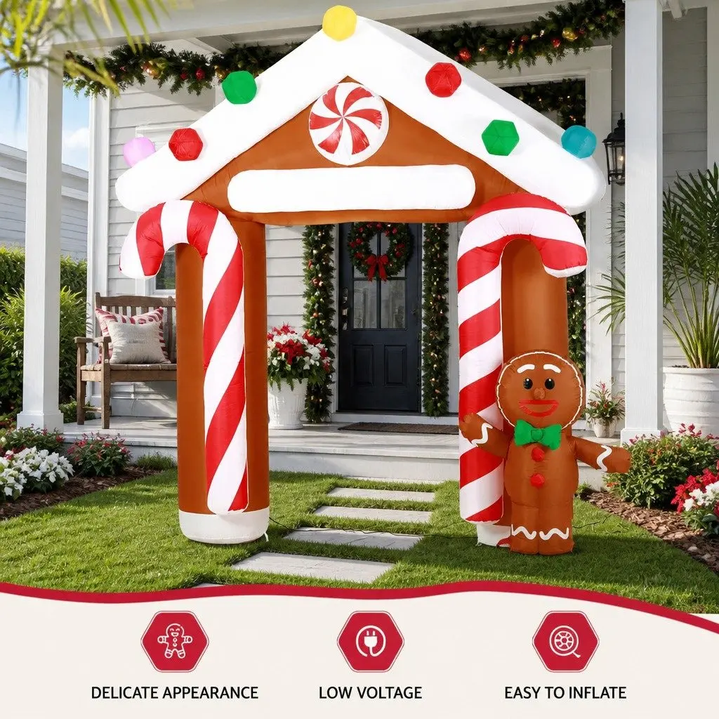 Christmas Inflatable Archway Outdoor Indoor 2.8M
