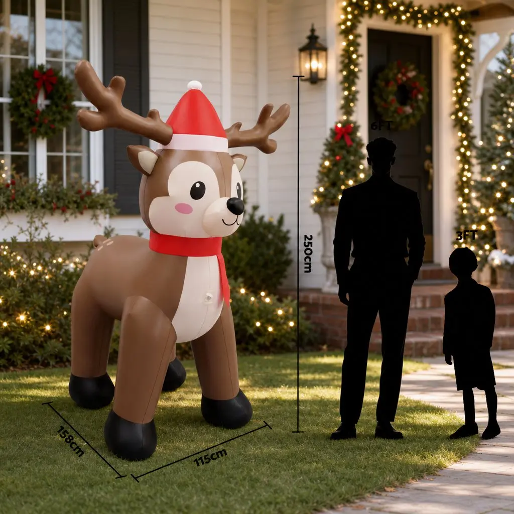Inflatable Christmas Reindeer 2.5M