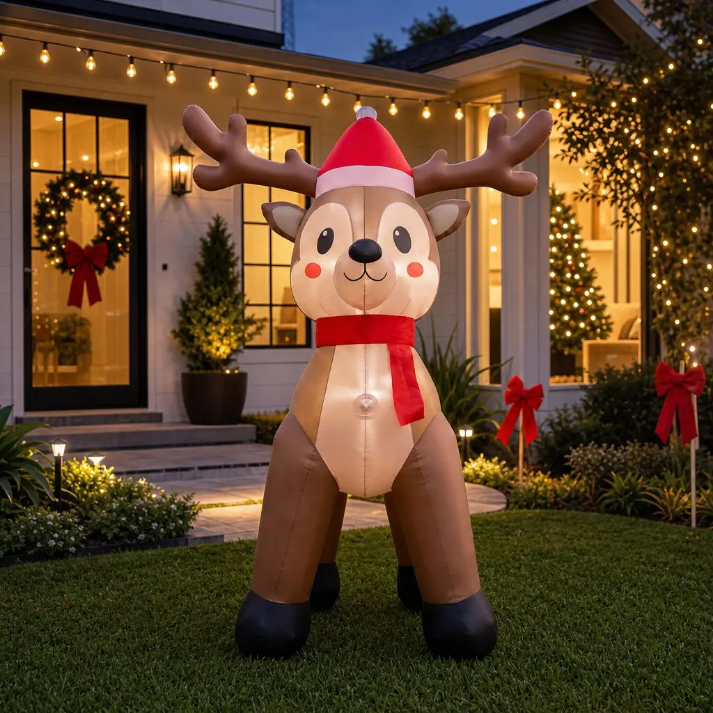 Inflatable Christmas Reindeer 2.5M