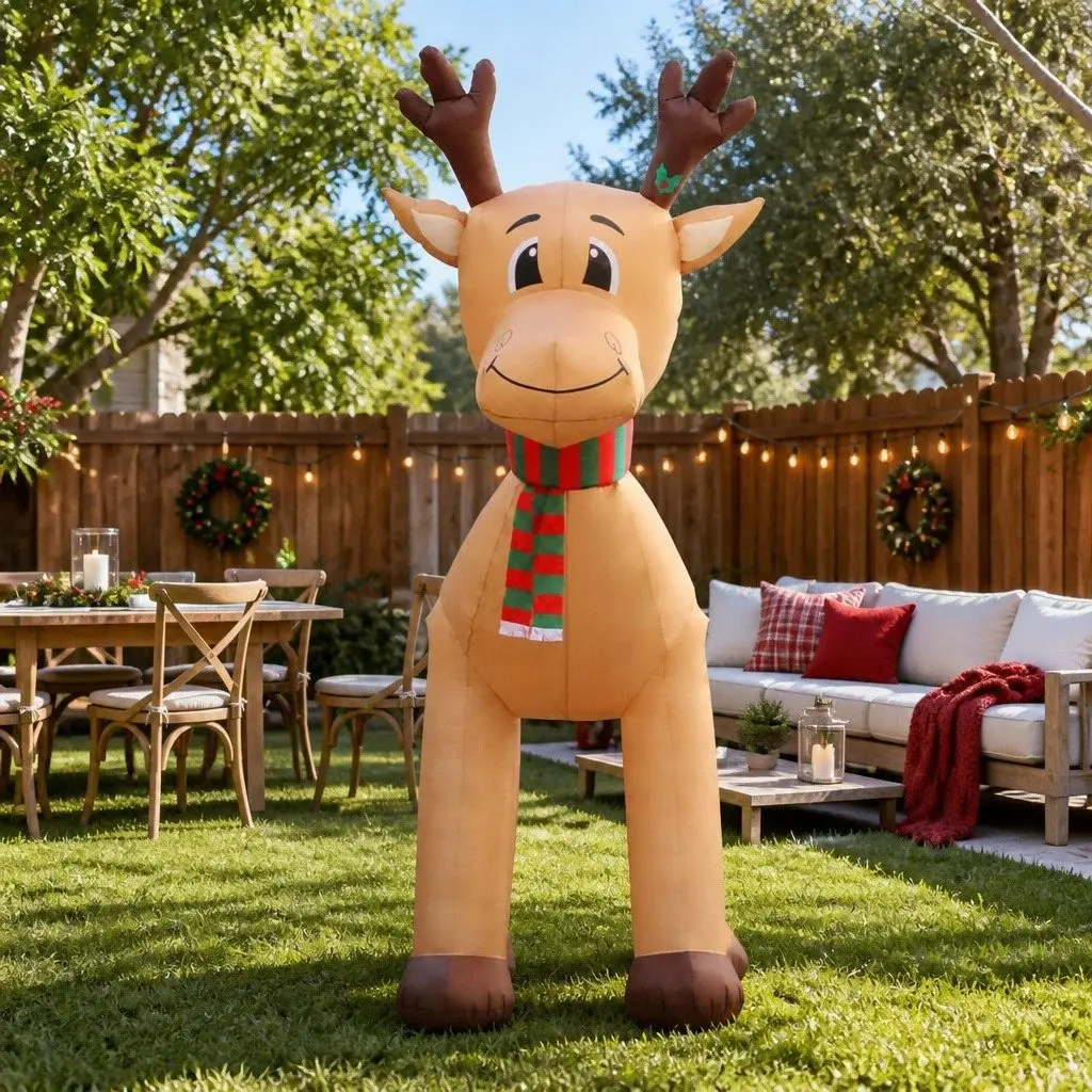 Christmas Inflatable Reindeer Indoor Outdoor 5M