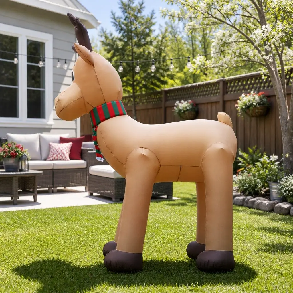 Christmas Inflatable Reindeer Indoor Outdoor 5M