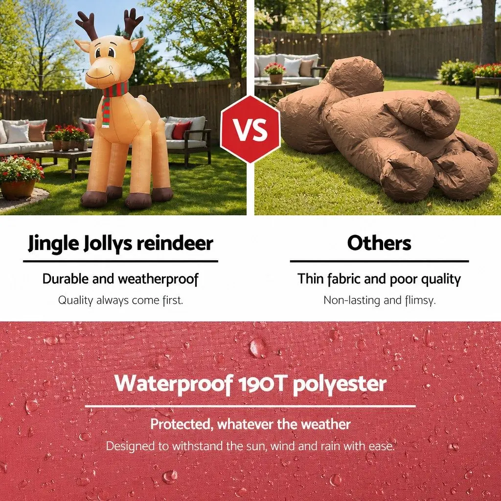 Christmas Inflatable Reindeer Indoor Outdoor 5M