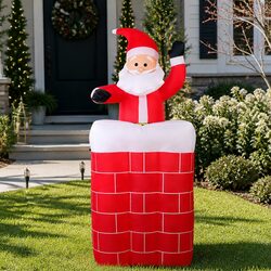 Specifications for 1.8M LED Inflatable Christmas Santa Decoration