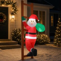 Specifications of 2.45M LED Santa Climbing Ladder Inflatable