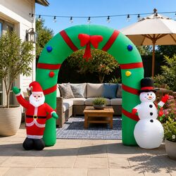 Christmas Inflatable Archway - 2.8M Dimensions and Features