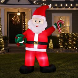 3.8m Inflatable Santa Decoration with 5 LED Lights
