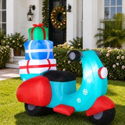 Specifications of Christmas Inflatable Santa Motorbike 1.8m