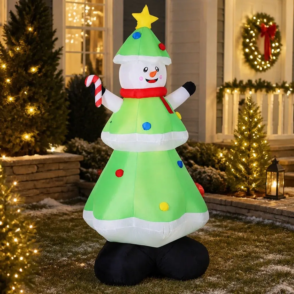 2.75M Christmas Inflatable Snowman with Lights