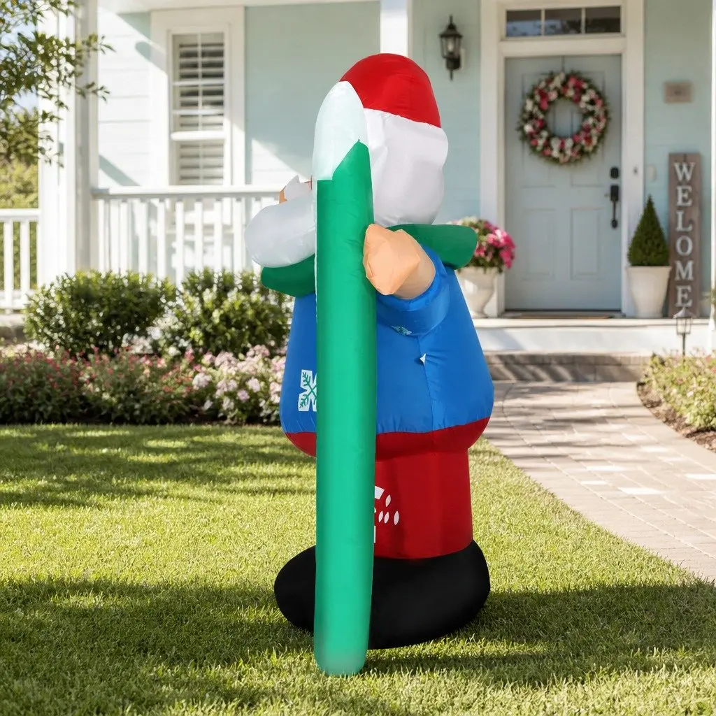 1.6M Inflatable Santa with LED Lights