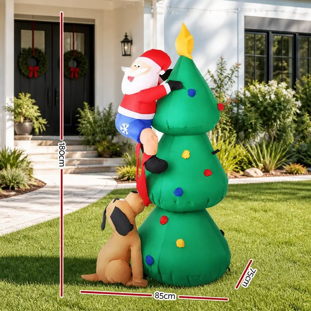 Christmas Inflatable Santa Tree Outdoor 1.8M