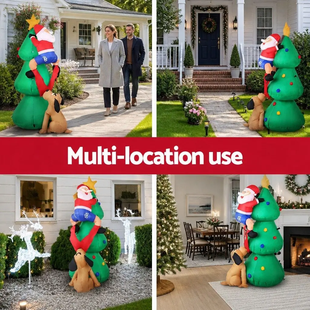 Christmas Inflatable Santa Tree Outdoor 1.8M