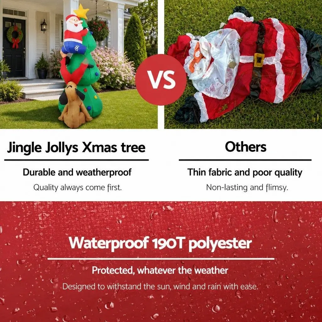 Christmas Inflatable Santa Tree Outdoor 1.8M