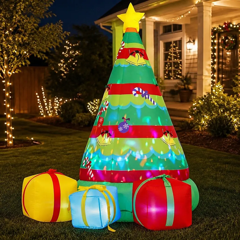 2.2M Christmas Inflatable Gift Tree