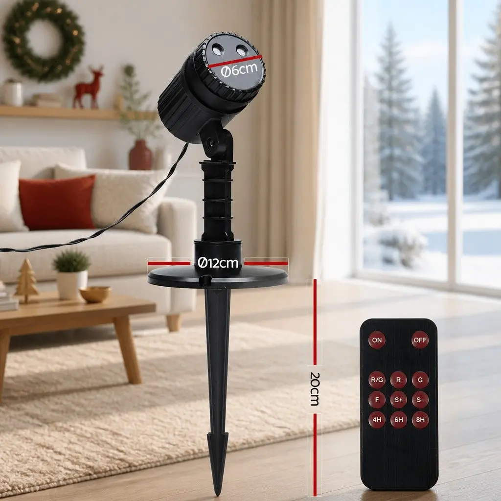 Laser Light Projector Outdoor Use Red Green Flashing