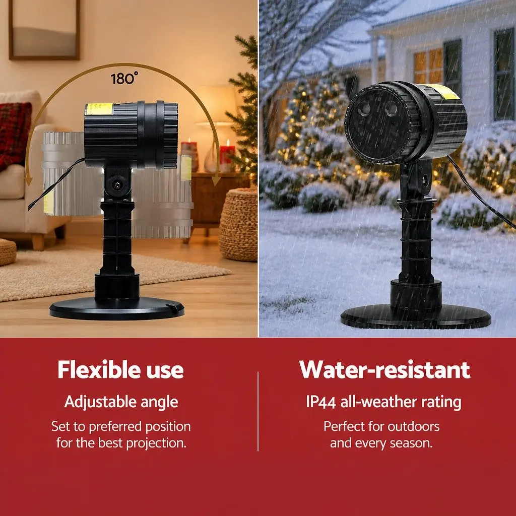 Laser Light Projector Outdoor Use Red Green Flashing