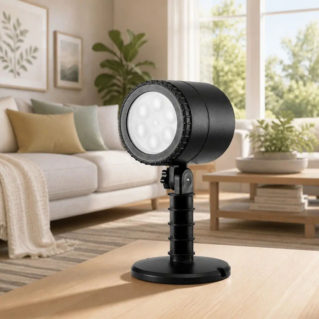 Laser Light Projector Indoor Outdoor Use Snowflake Patterns