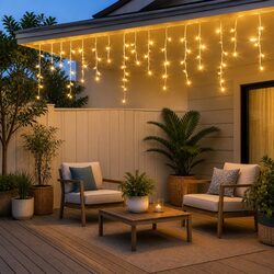 Specifications of Solar Icicle String Lights 12.5M, 100 Drops