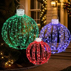 320 RGB LED Christmas Light Set with 3D Balls