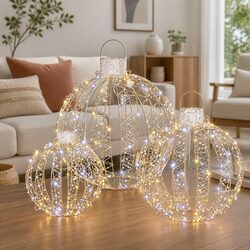 Christmas Light Set: 3 PCS, 360 LEDs, Waterproof Design