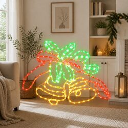 216 LED Multicoloured Christmas Lights - 0.76M