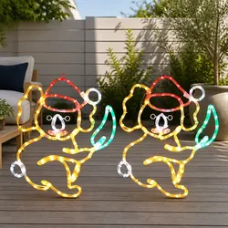 216-Bulb LED Christmas Rope Lights - 0.48m Motif