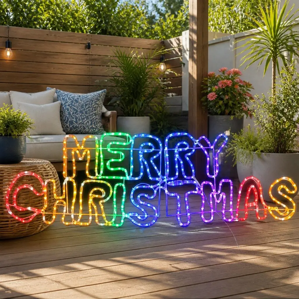LED Rope Light Outdoor Decoration 1.6M Multicolour 360 Bulbs