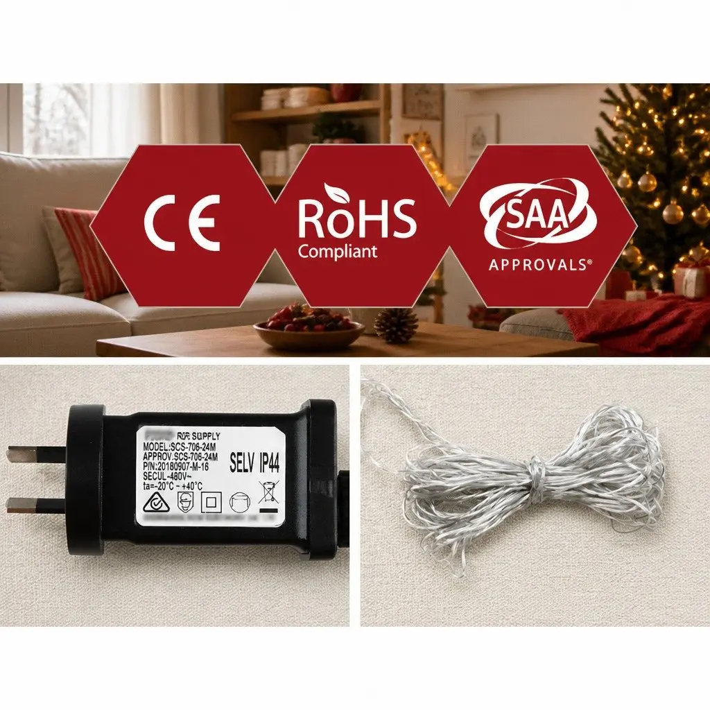 Christmas Lights Reindeer Sleigh Indoor Outdoor 806 LED 71cm x 69cm 85cm x 77cm