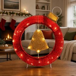 Christmas LED Wreath Specifications: 60cm, 30 Lights