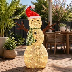 Specifications of 0.97M Snowman LED Lights: 80 Bulbs