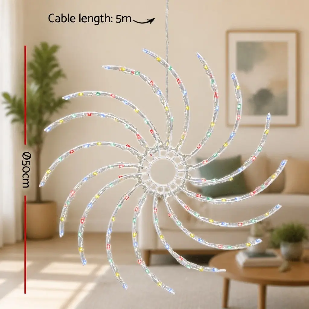 Multi-Coloured LED Christmas Lights Decoration Motif 0.5M Indoor Outdoor Use