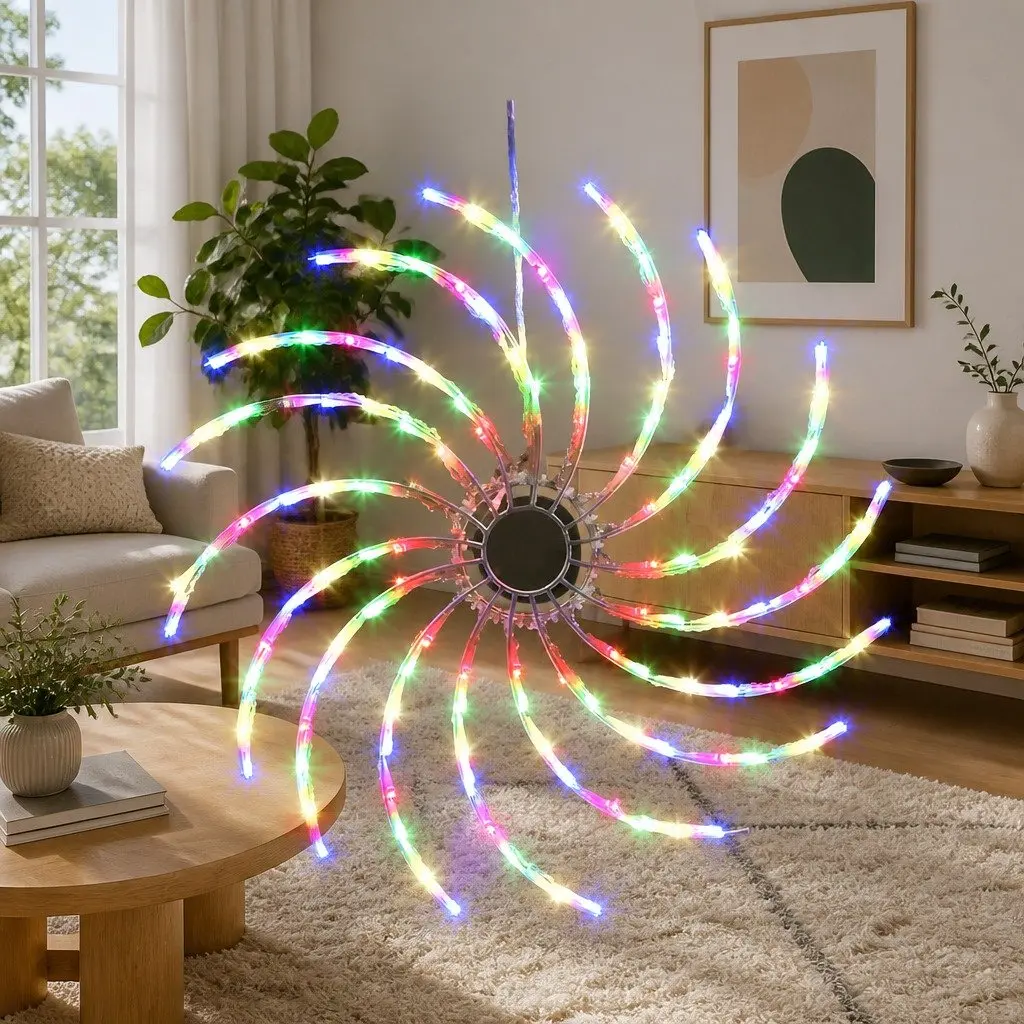 Multi-Coloured LED Christmas Lights Decoration Motif 0.5M Indoor Outdoor Use