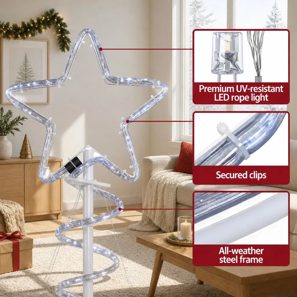 LED Christmas Tree Indoor Outdoor 1.88M Multicoloured Lights
