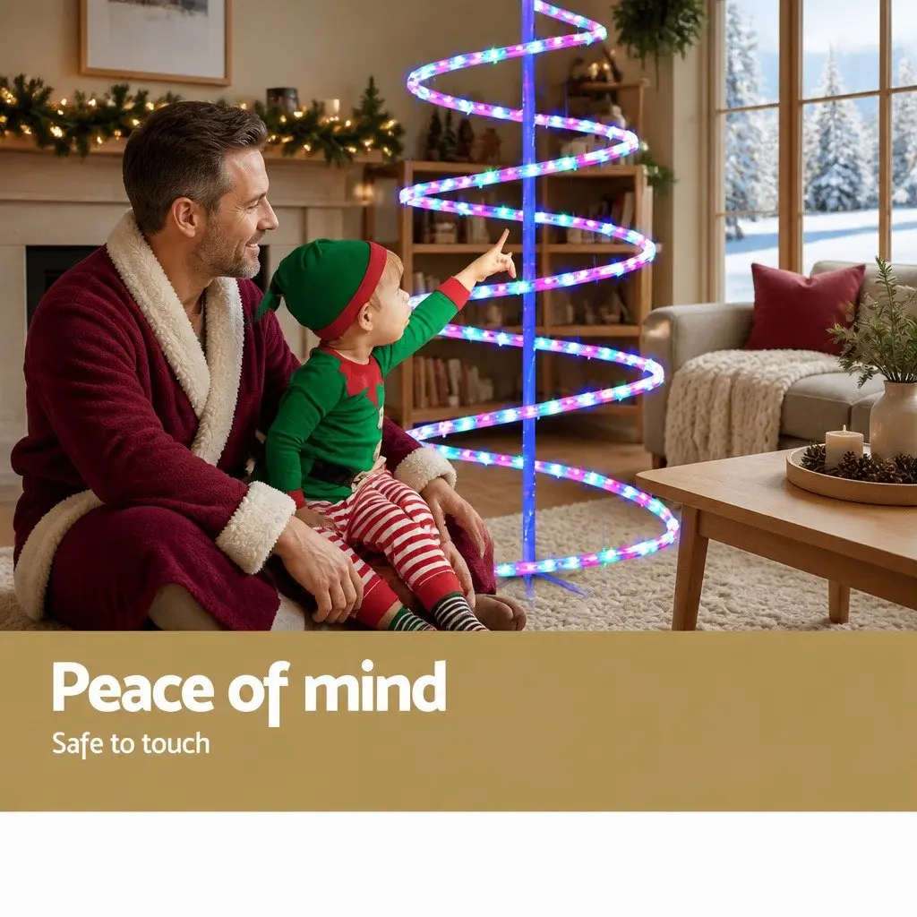 LED Christmas Tree Indoor Outdoor 1.88M Multicoloured Lights