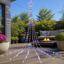 200 LED Solar Cascading Lights - Specifications and Features