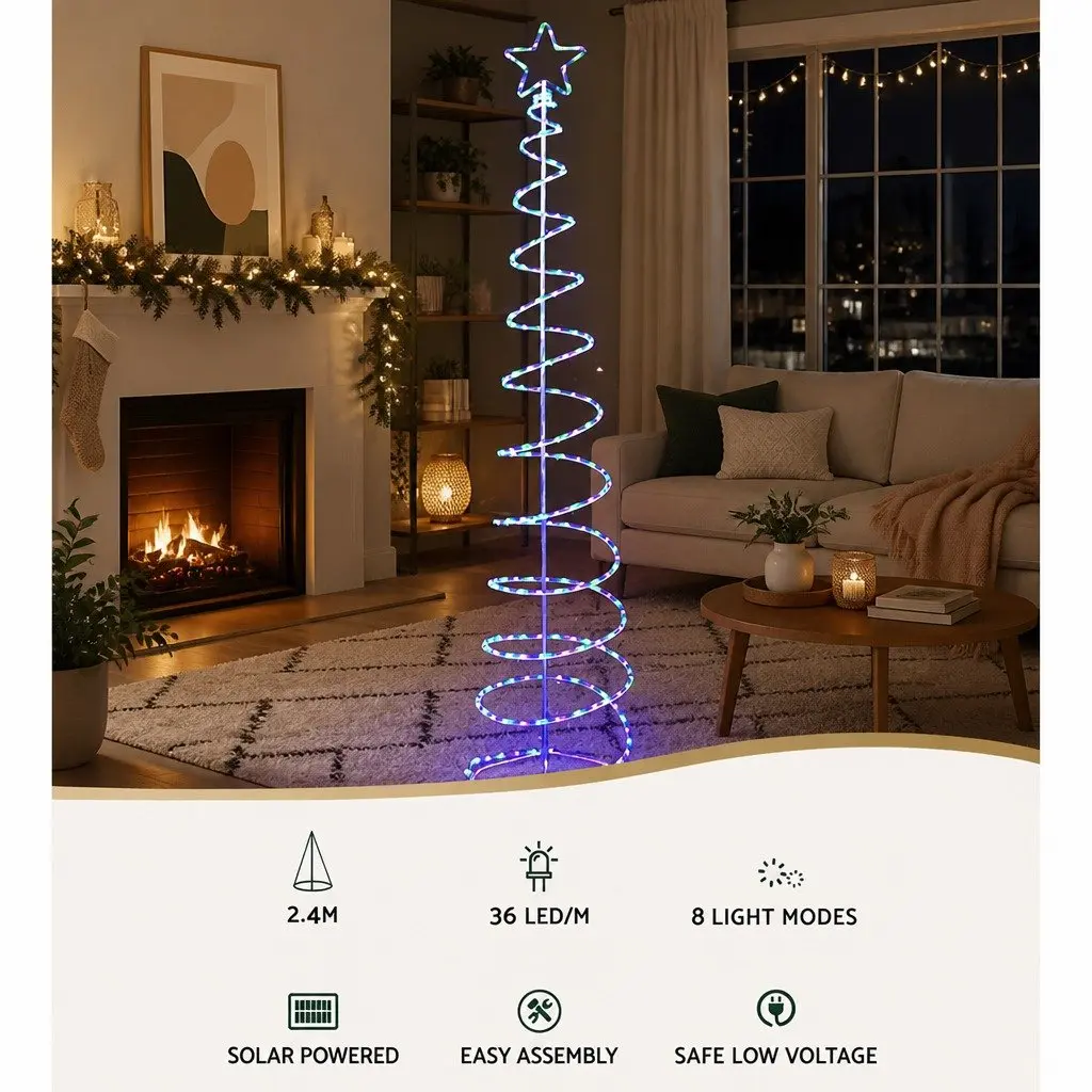 Motif LED Christmas Tree Outdoor Indoor 2.4M