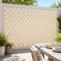 Christmas Net Lights Specifications: 3M x 2M 504 LED Warm White