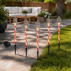 Specifications of Solar LED Christmas Path Lights 5 PCS