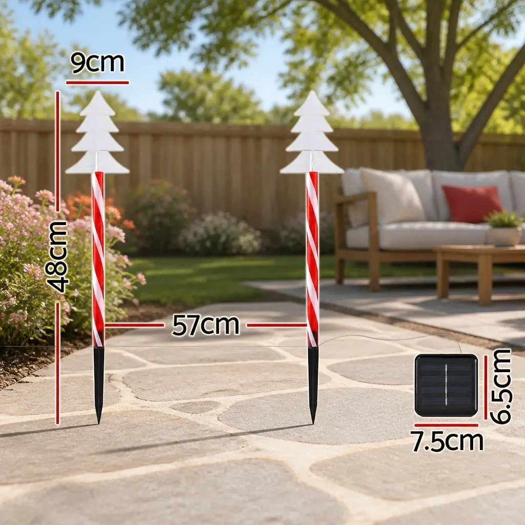 Solar LED Christmas Path Lights 5 PCS