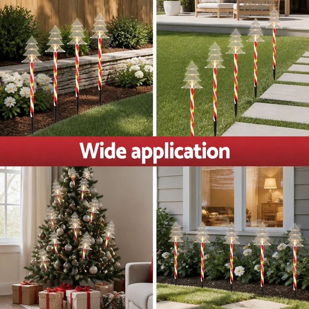Solar LED Christmas Path Lights 5 PCS